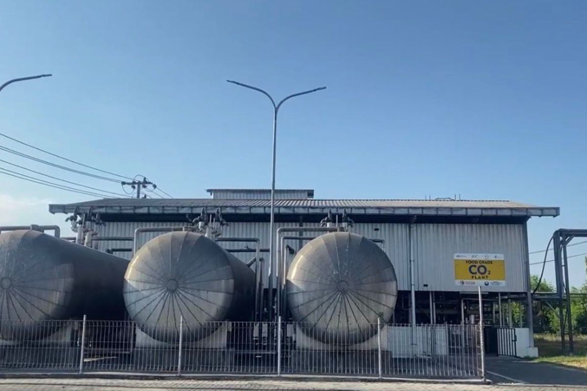 PTPN I Produksi CO2 Cair Derivat Pabrik Etanol