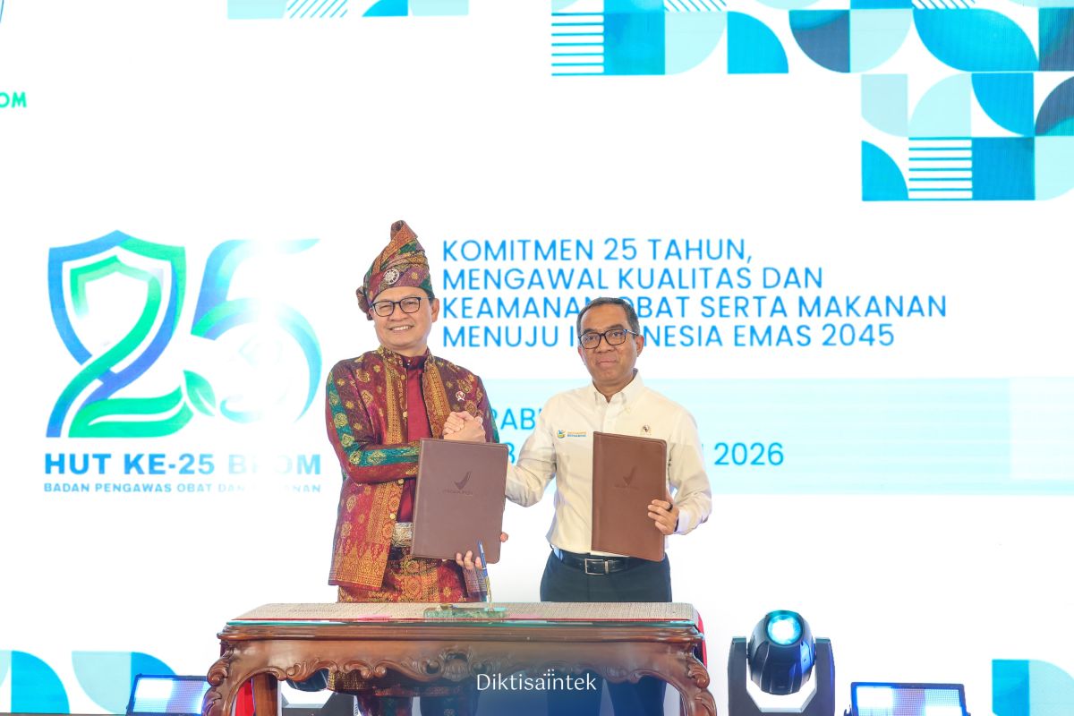 Kementerian Pendidikan Tinggi dan BPOM Jalin Kemitraan untuk Percepatan Inovasi Pangan dan Obat