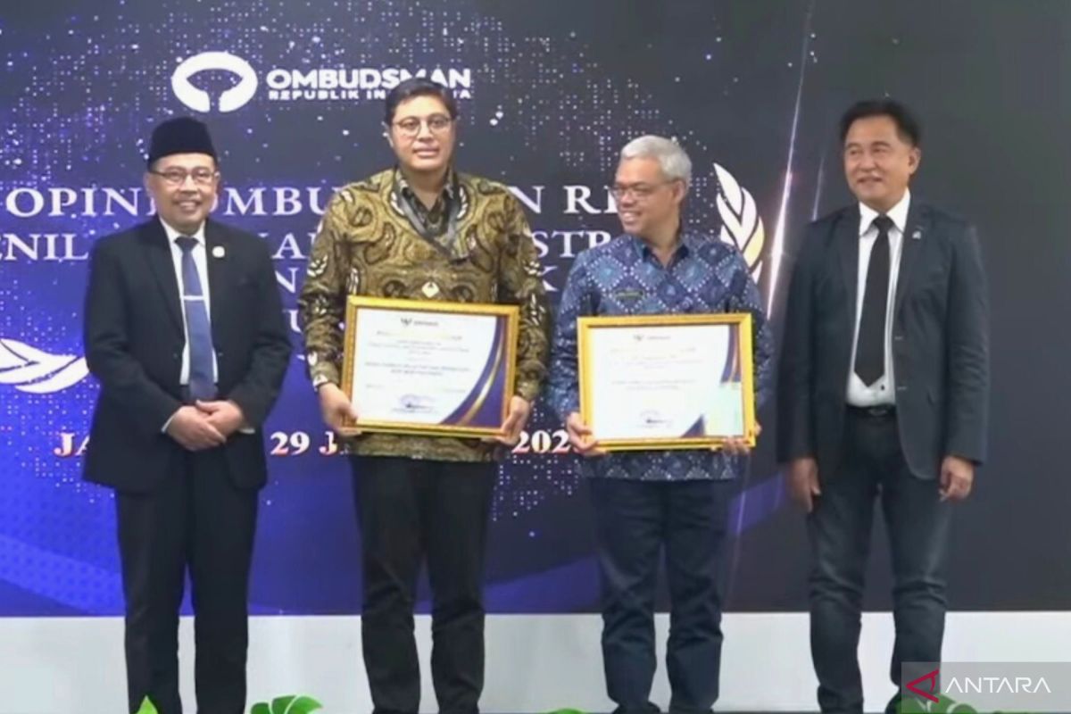 ORI beri 5 kementerian Opini Kualitas Tertinggi Tanpa Malaadministrasi