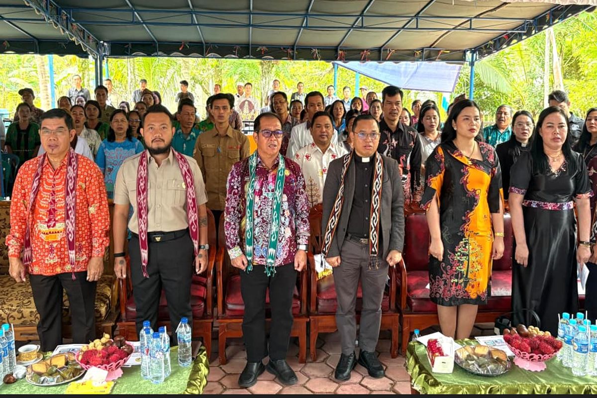 Wabup Bartim resmikan Kantor baru resort GKE Pematang Karau