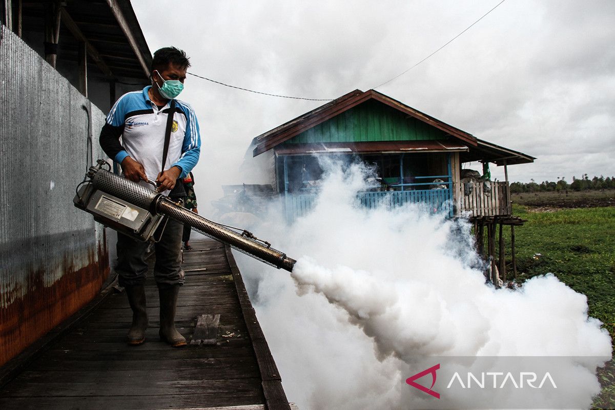 Upaya cegah DBD, fogging dilakukan di permukiman Palangka Raya