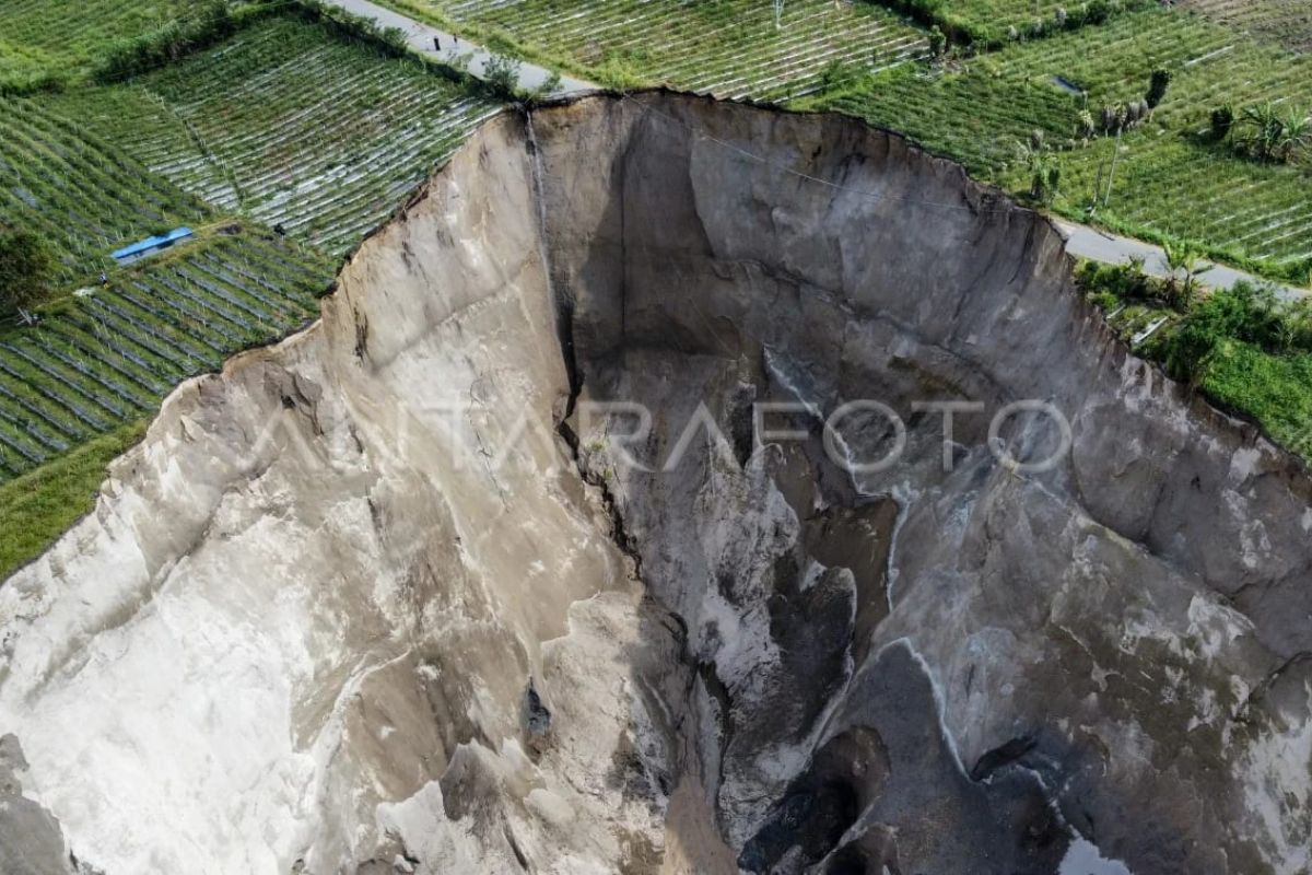 Pergerakan tanah di Desa Bah Aceh Tengah meluas hingga 30 ribu m²