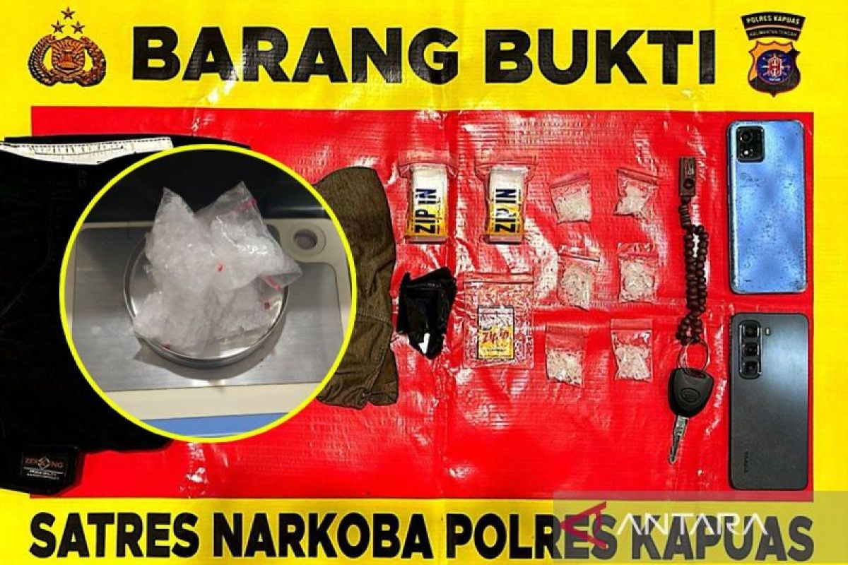 Polisi gagalkan peredaran sabu 25,65 gram di Kapuas