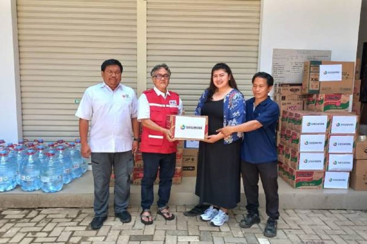PMI Kota Tangerang - Siegwerk salurkan bantuan makanan ke Aceh