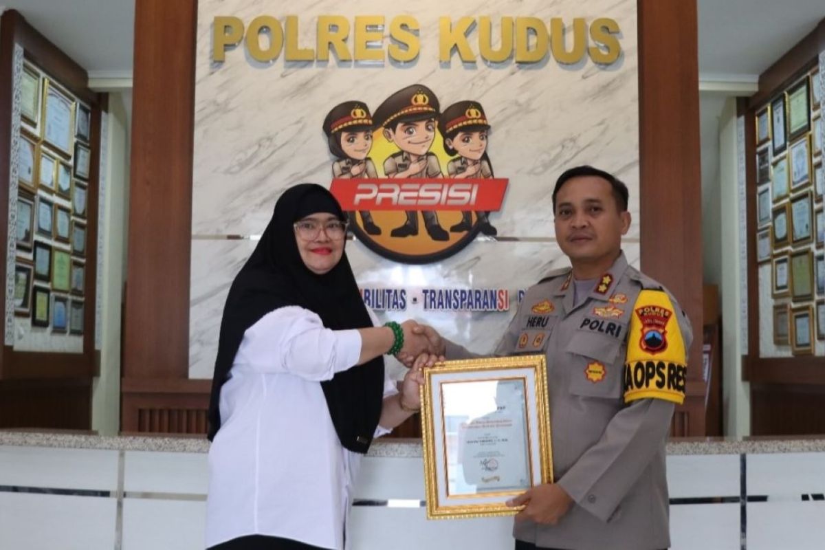 Unit PPA Polres Kudus meraih penghargaan TRC PPA Indonesia