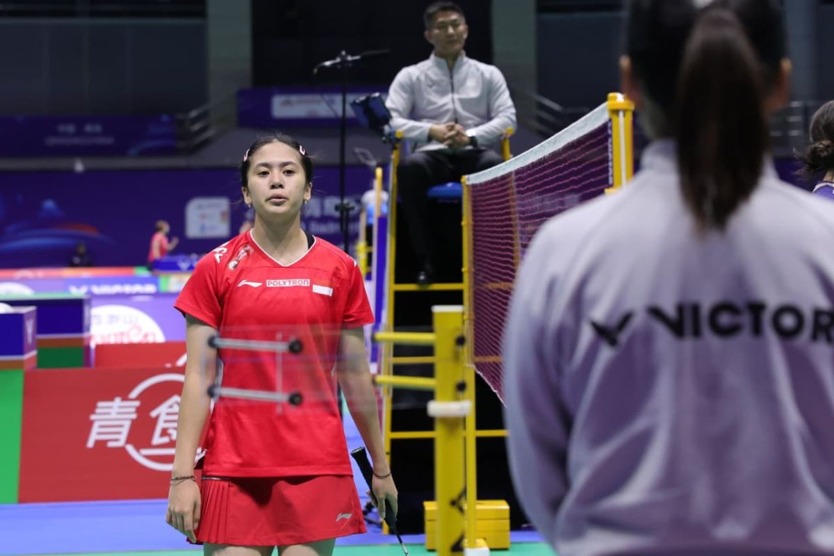 Kondisi fisik menurun, Dindha akui tunggal Thailand