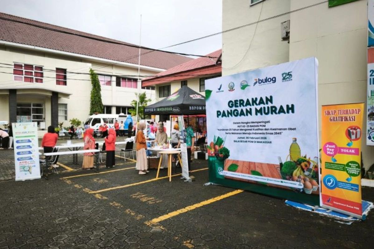 BBPOM ikut laksanakan Gerakan Pangan Murah di Makassar