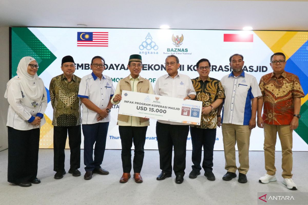 Baznas RI-Angkasa Malaysia berdayakan umat lewat koperasi masjid