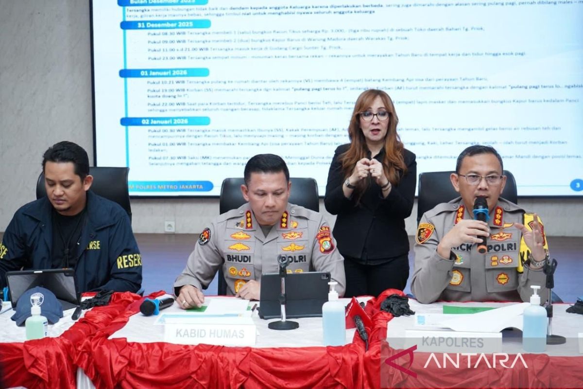 Pembunuhan di Warakas, Polisi sebut pelaku beli racun di warung