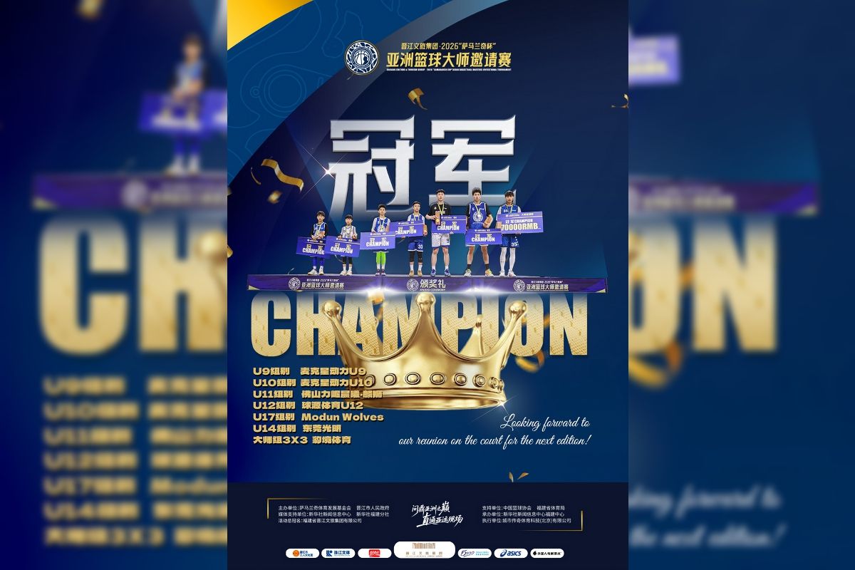 Jinjiang Culture & Tourism Group · 2026 "Samaranch Cup" Asian Basketball Masters Invitational Tournament
