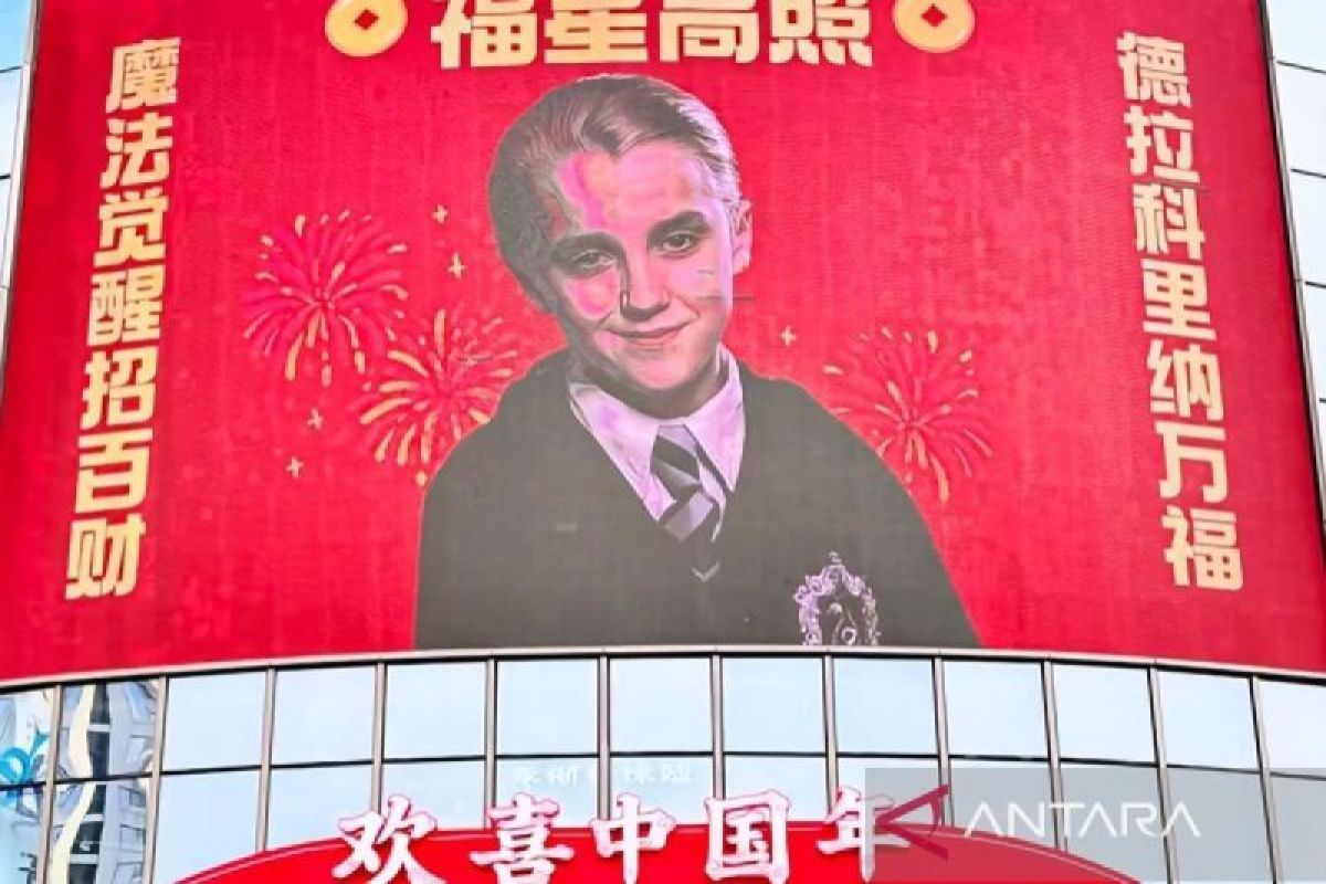 Aksi Sihir Harry Potter Merambah Dekorasi Imlek di China