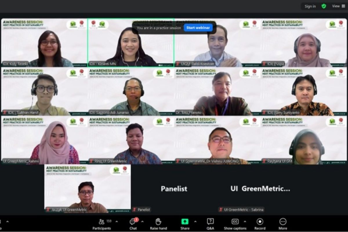 UI GreenMetric dan BEI dorong praktik keberlanjutan korporasi