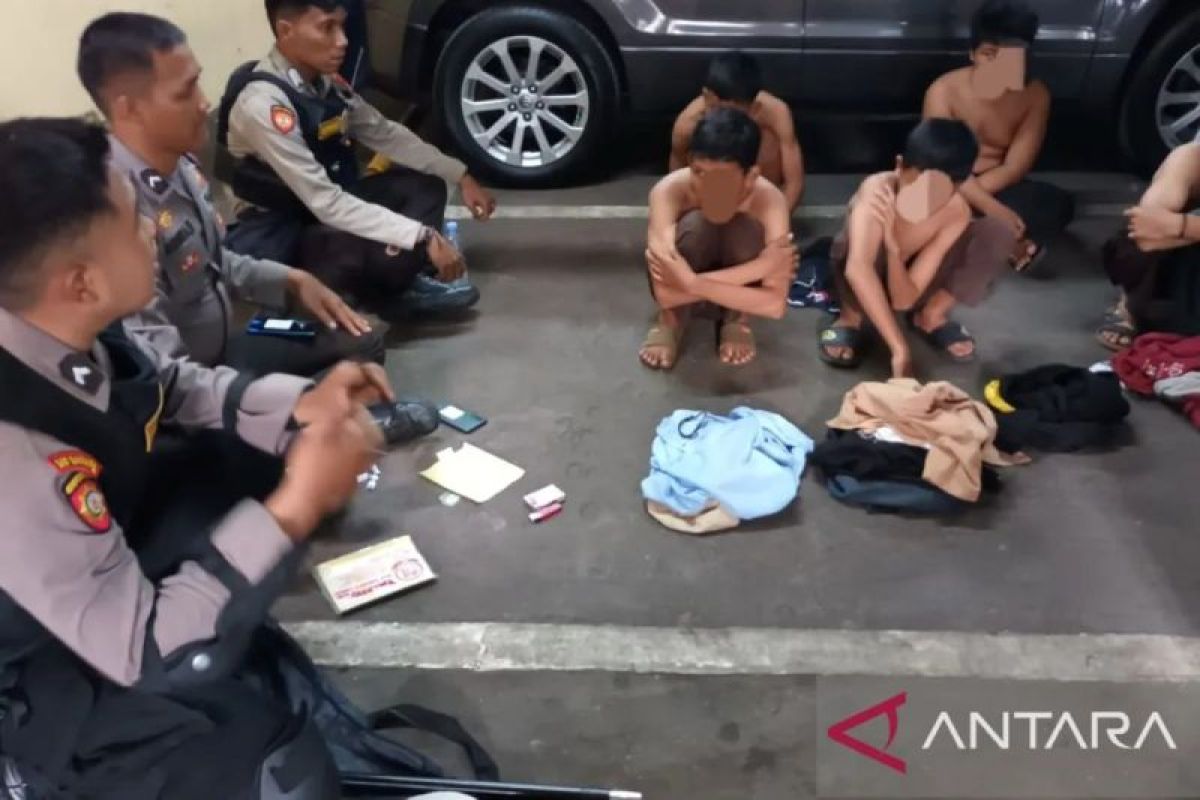 Tujuh pelaku terlibat tawuran antarkelompok di Makassar diringkus