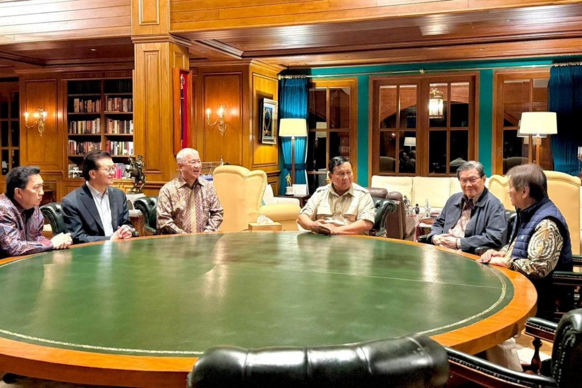Prabowo terima lima pengusaha nasional, perkuat Indonesia Incorporated