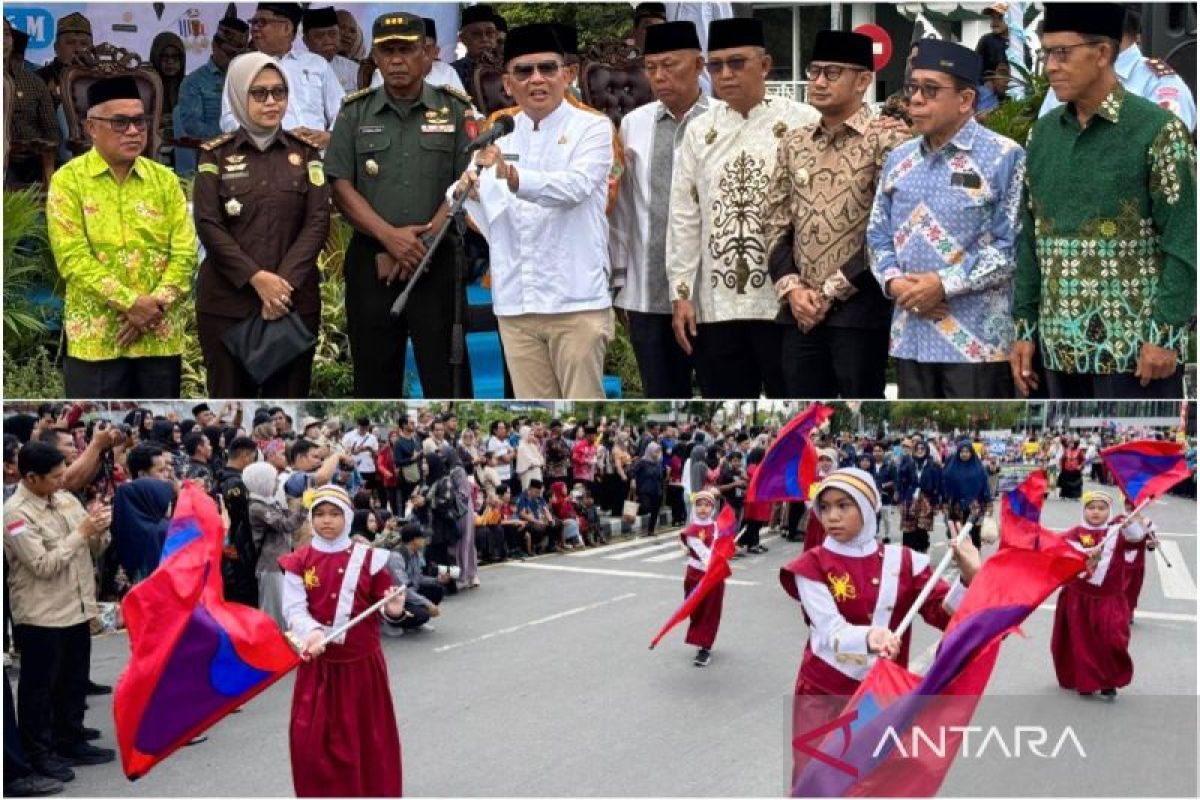 Gubernur Kalteng: Pawai Tarhib bawa semangat persatuan sambut Ramadhan