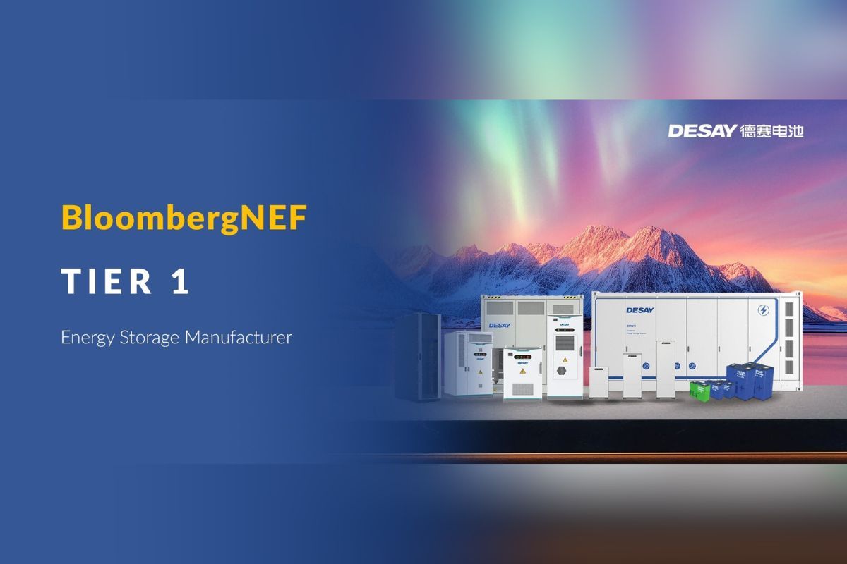 Desay Battery Tercantum dalam Daftar "BNEF Global Energy Storage Tier 1" Selama Empat Tahun Berturut-turut