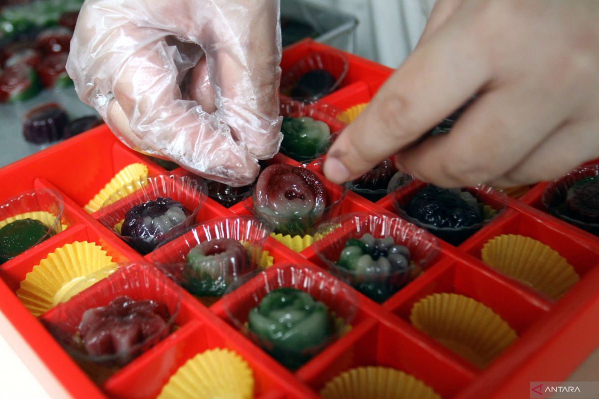 Kue keranjang imut sambut Tahun Baru Imlek