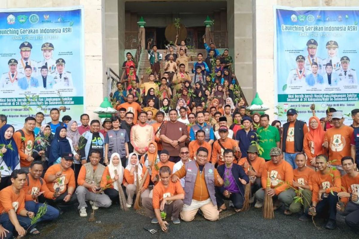 Jelang Ramadhan, BKPRMI Sulsel aksi serentak bersih-bersih masjid