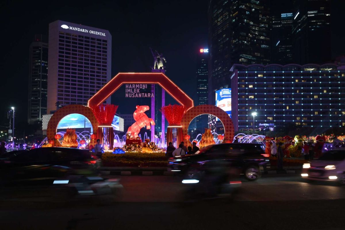 Jakarta diselimuti nuansa perayaan menjelang Tahun Baru Imlek