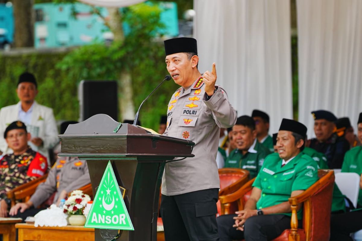 Polri ajak GP Ansor-Banser jaga kamtibmas dan kawal program pemerintah
