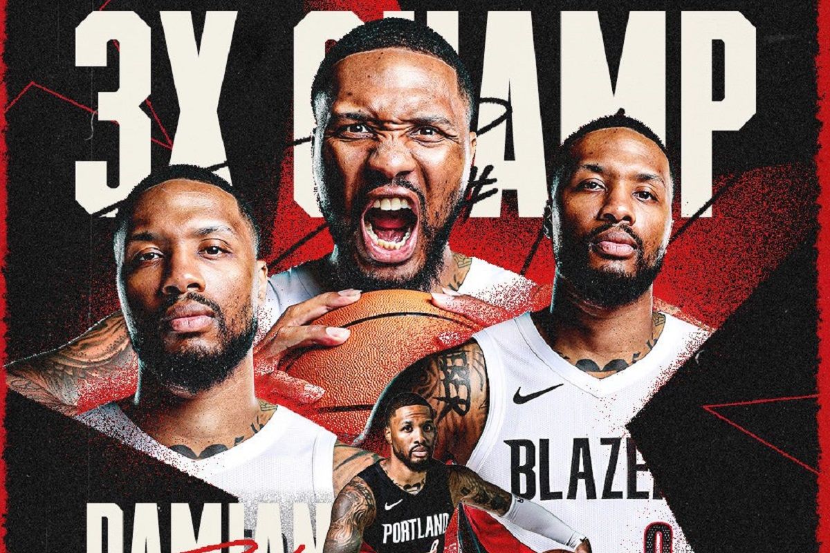 Damian Lillard juara 3-Point Contest NBA 2026