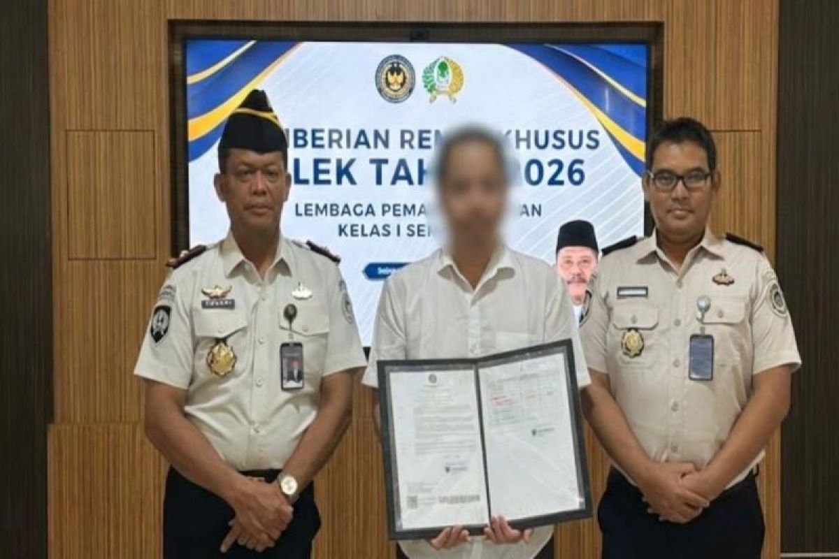 Lima napi di Jateng menerima remisi Imlek