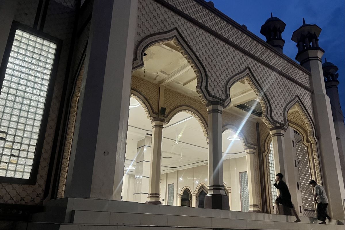 Masjid Darul Mukhlisin Aceh sudah pulih dan terbuka untuk umum