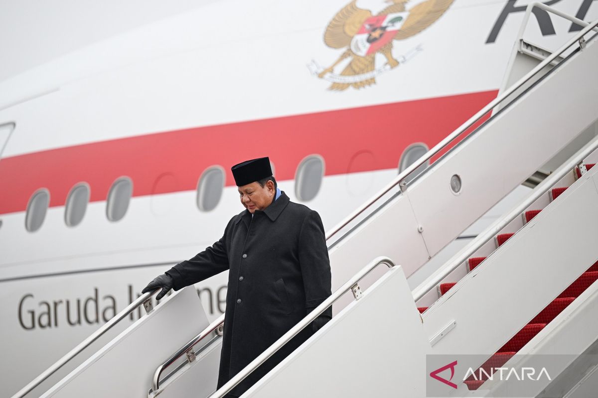 Presiden Prabowo Subianto tiba di Amerika Serikat