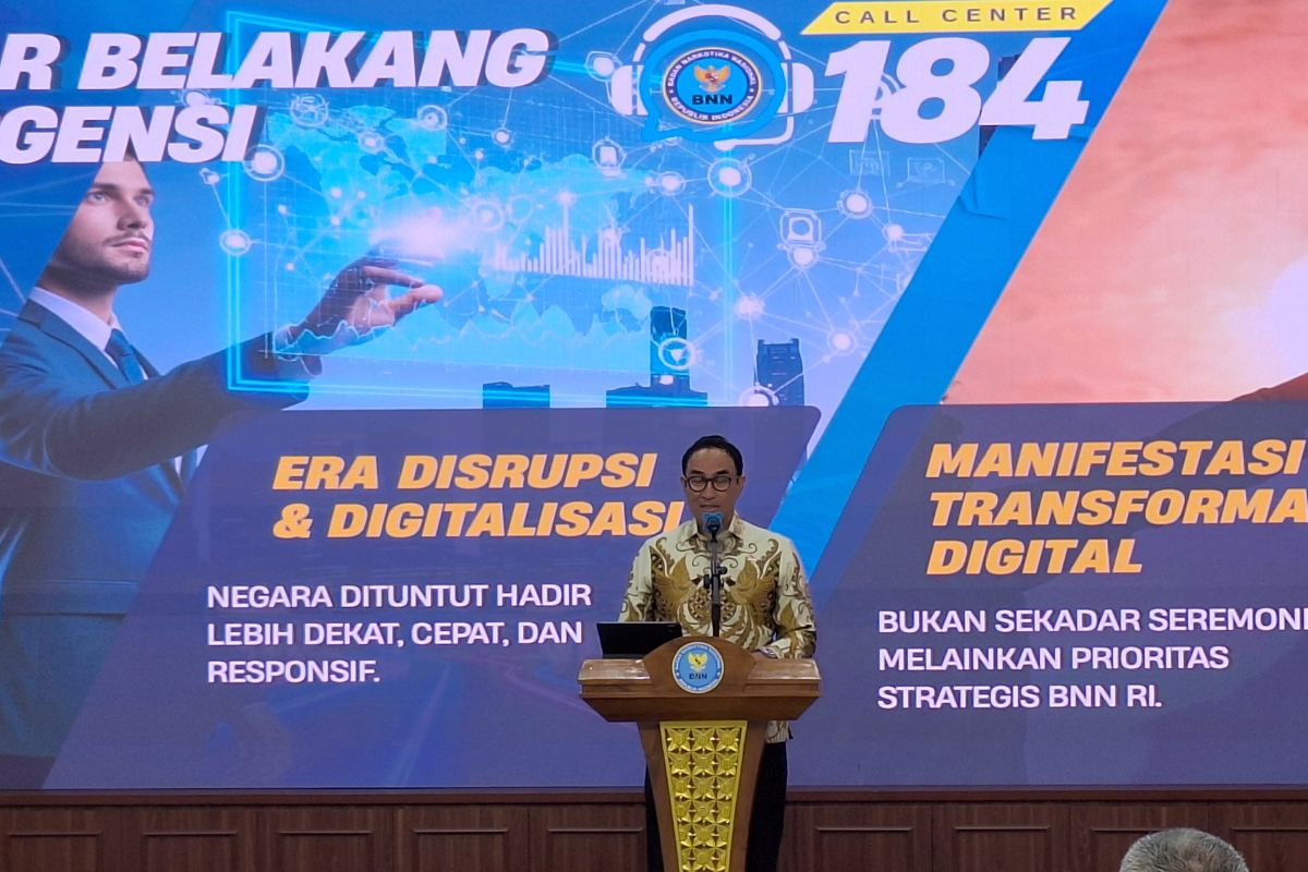 BNN siagakan Call Center 184 selama 24 jam untuk P4GN