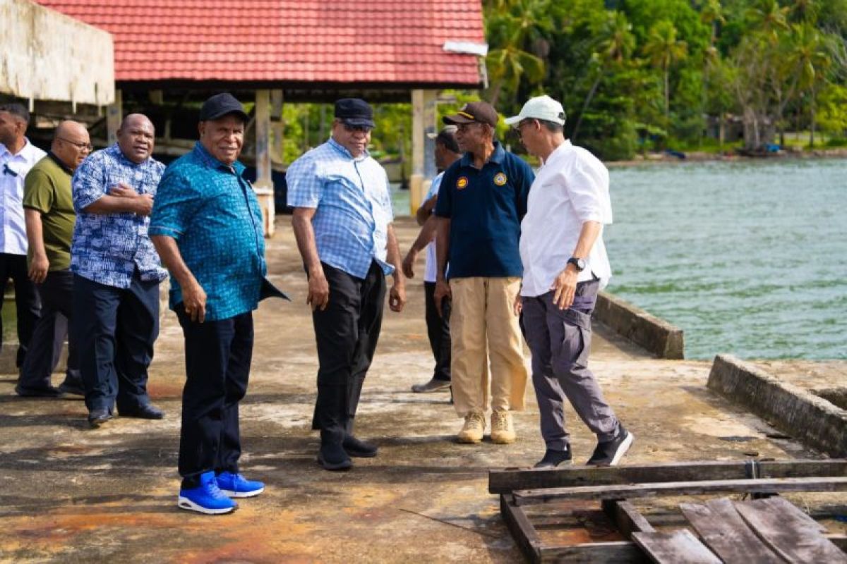Gubernur Papua tinjau kesiapan lahan jalan kontainer Maribu--Depapre