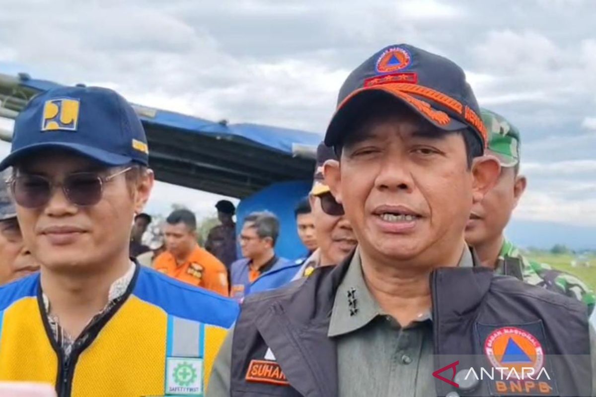 Kepala BNPB tinjau tanggul jebol pemicu banjir di Grobogan