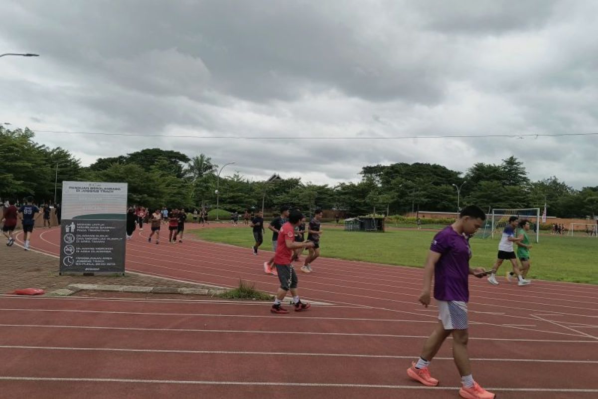 Lapangan Syekh Yusuf Gowa jadi tempat ngabuburit sambil olahraga