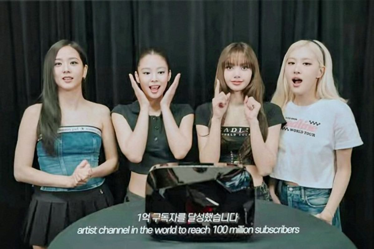 BLACKPINK raih 100 juta subscribers pada saluran YouTube mereka