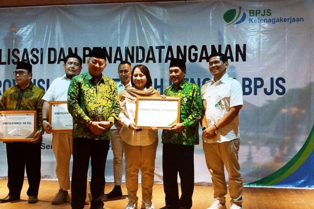 Marbot masjid kini terlindungi BPJS Ketenagakerjaan