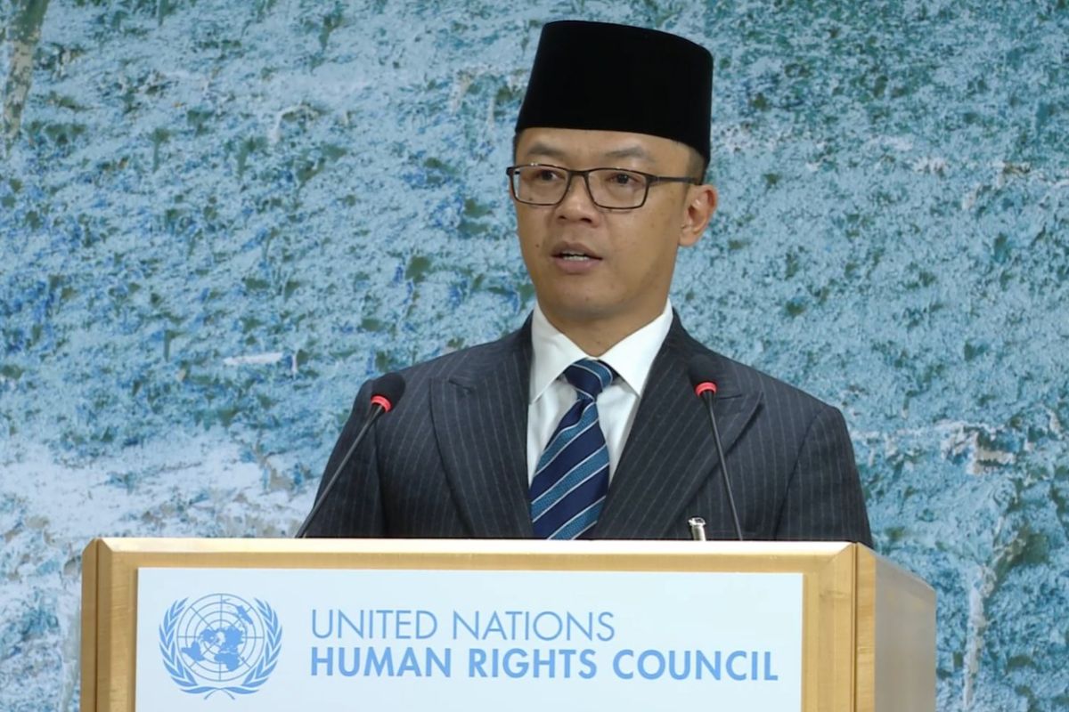 Sidang UNHRC: Dorongan Indonesia untuk Perdamaian di Palestina dan Myanmar