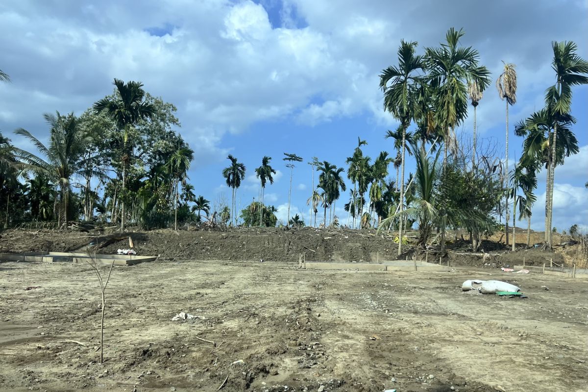 Huntara mulai dibangun di desa terisolir di Aceh Timur pascabencana