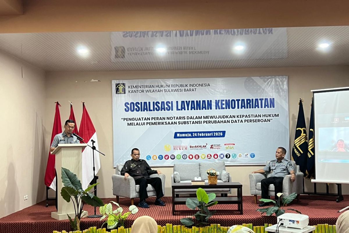 Kakanwil Kemenkum Sulbar tekankan peran strategis notaris