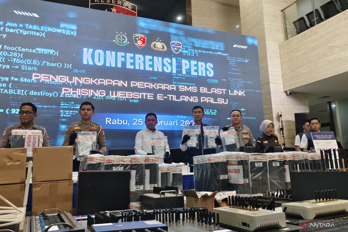 Polri bongkar keterlibatan WNA China di Balik SMS e-Tilang palsu