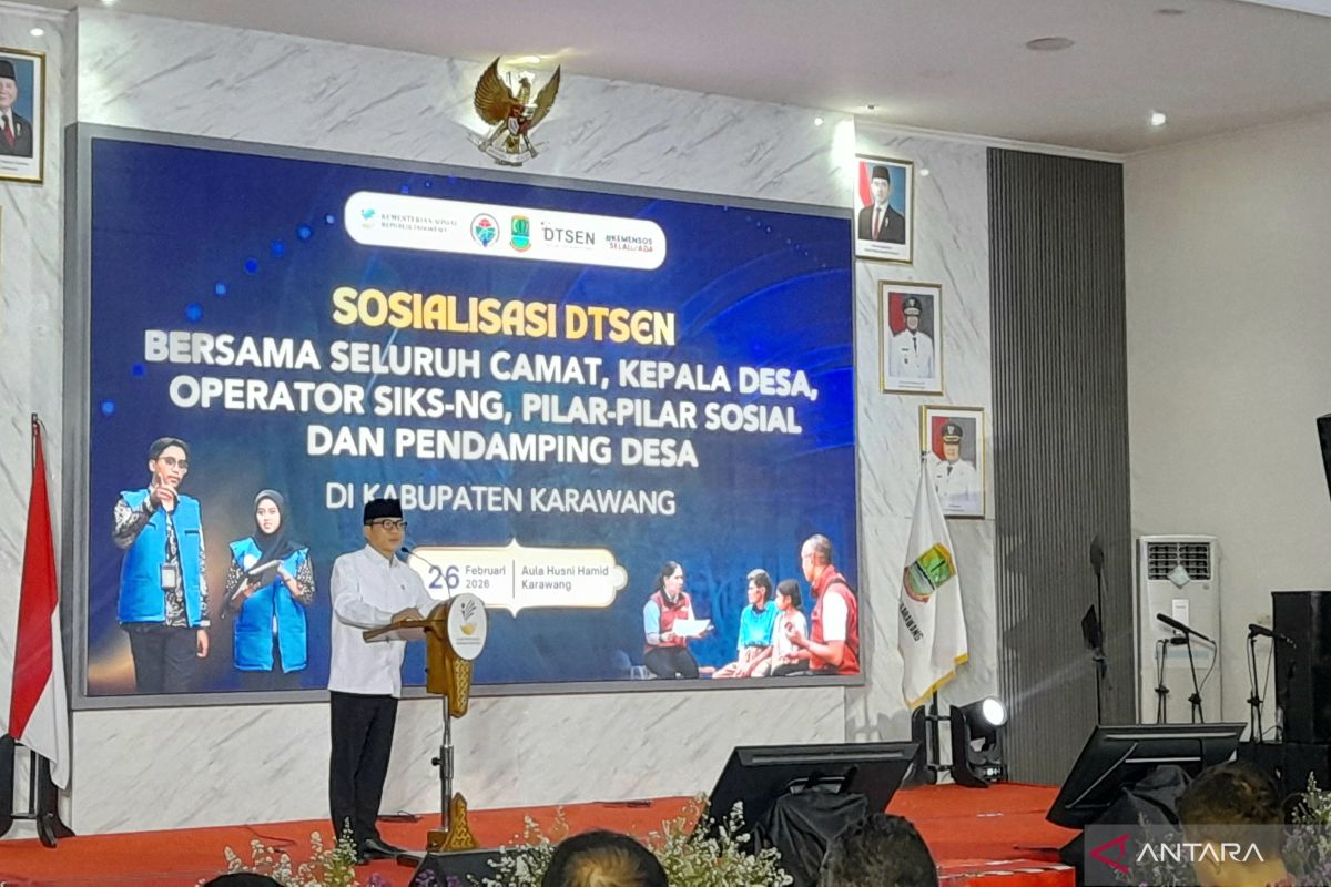 Mendes: Kesuksesan sistem DTSEN ditentukan pelaksana di tingkat desa