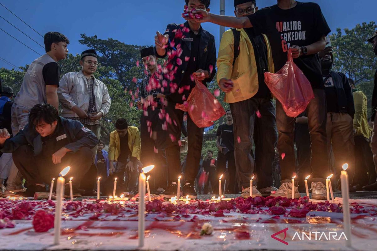 Aksi solidaritas Marhaban Ya Melawan di Semarang