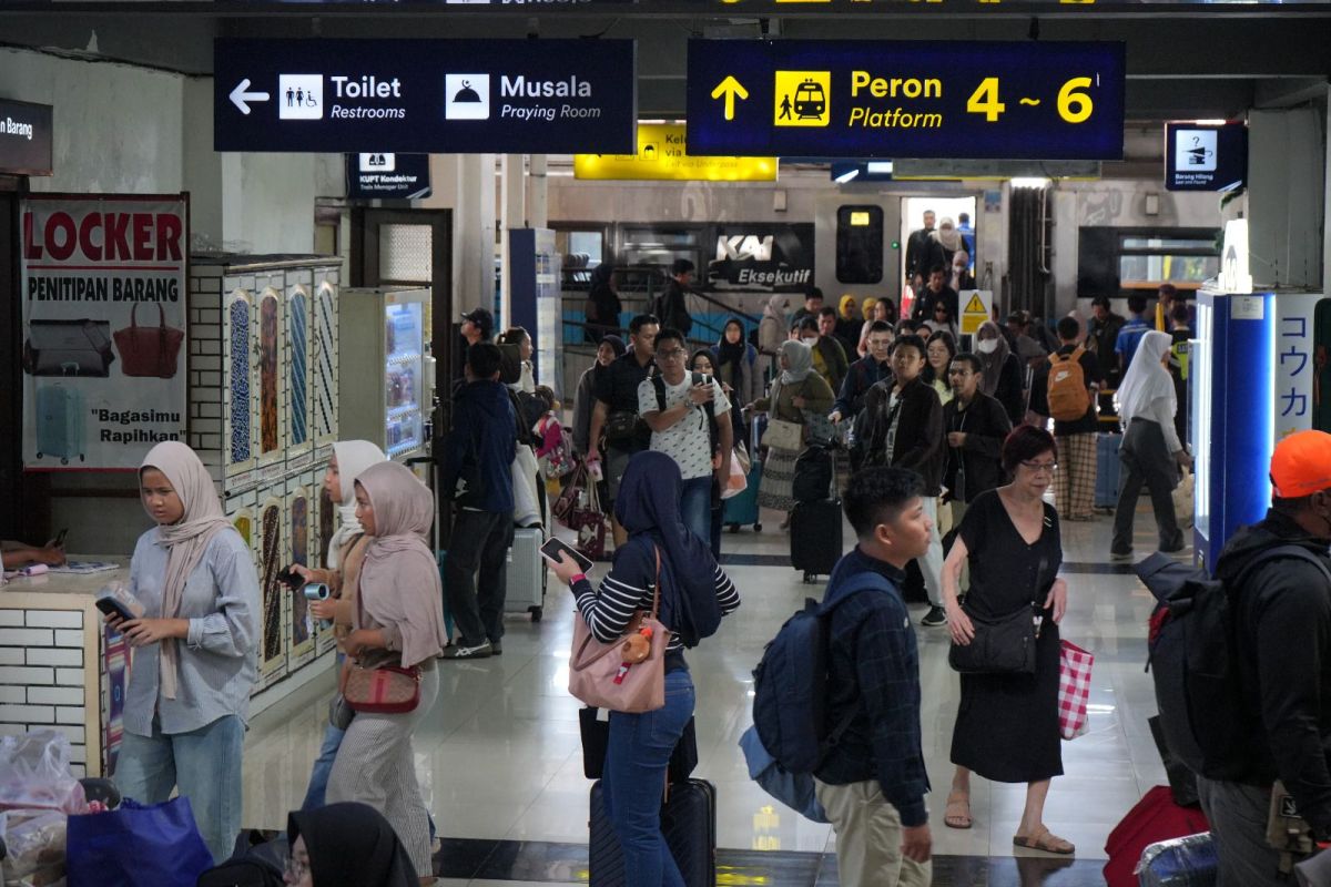 Sebanyak 231.357 tiket KA Lebaran telah terjual dari KAI Daop 6