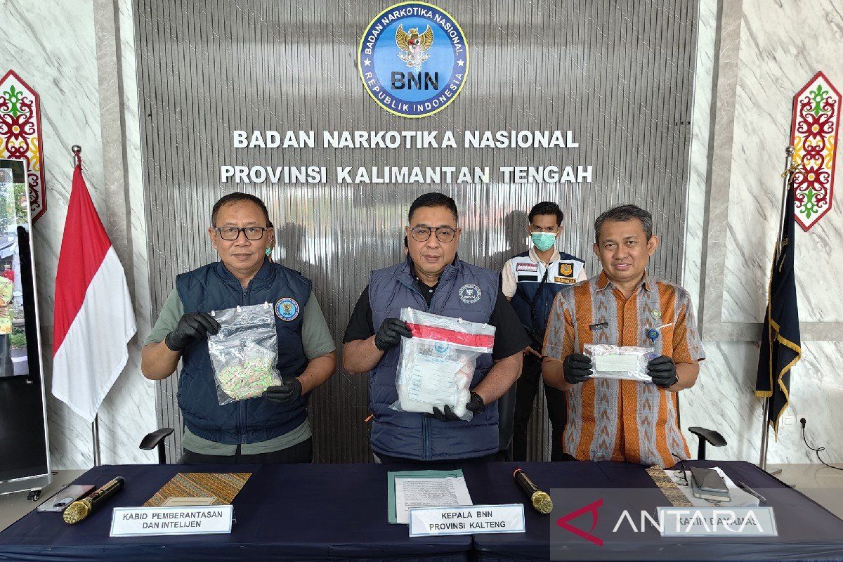 BNNP Kalteng bekuk warga Kotim simpan 1,8 kilogram sabu