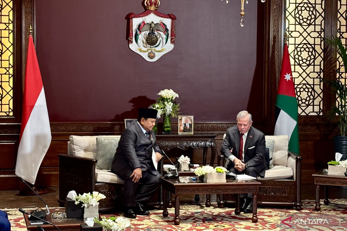 Jordan king praises President Prabowo on Palestine stance