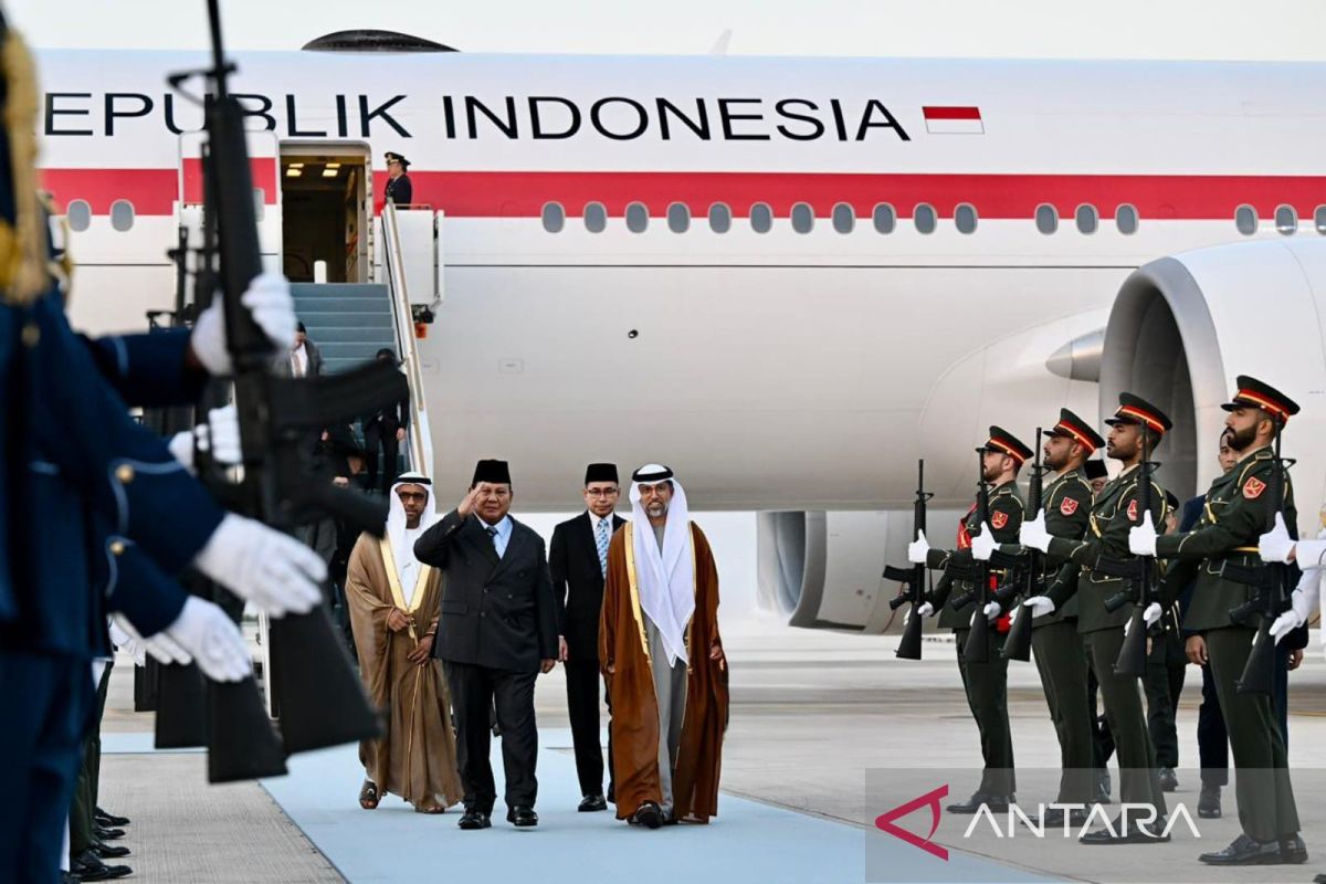 Presiden Prabowo Gelar Pembicaraan Bilateral dengan Presiden UEA di Abu Dhabi