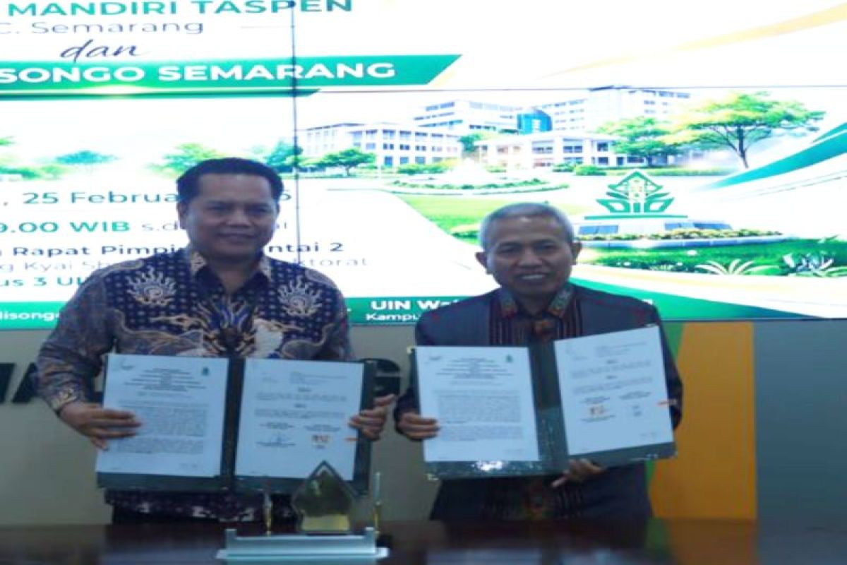 UIN Walisongo dan PT Bank Mandiri Taspen teken MoU pengelolaan dana pensiun