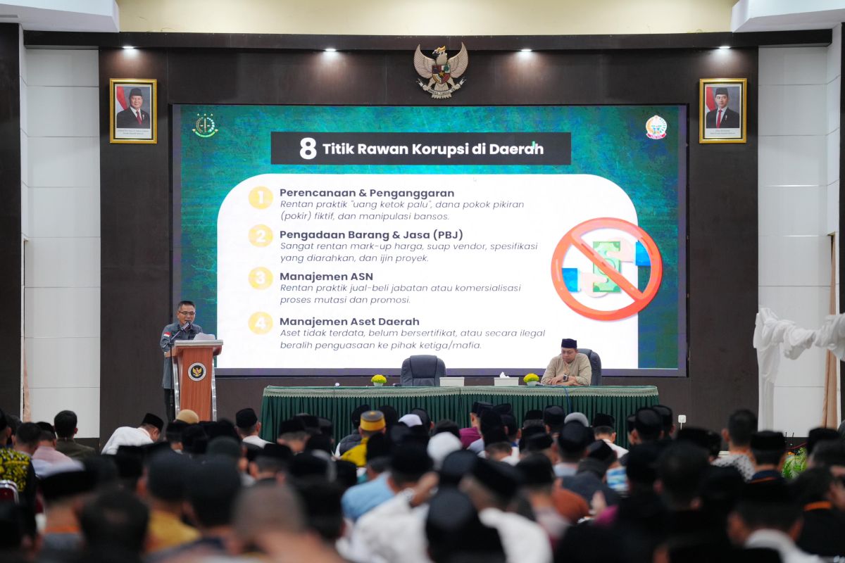 KPK mencatat 322 perkara TPK ditangani di Sulsel selama lima tahun terakhir