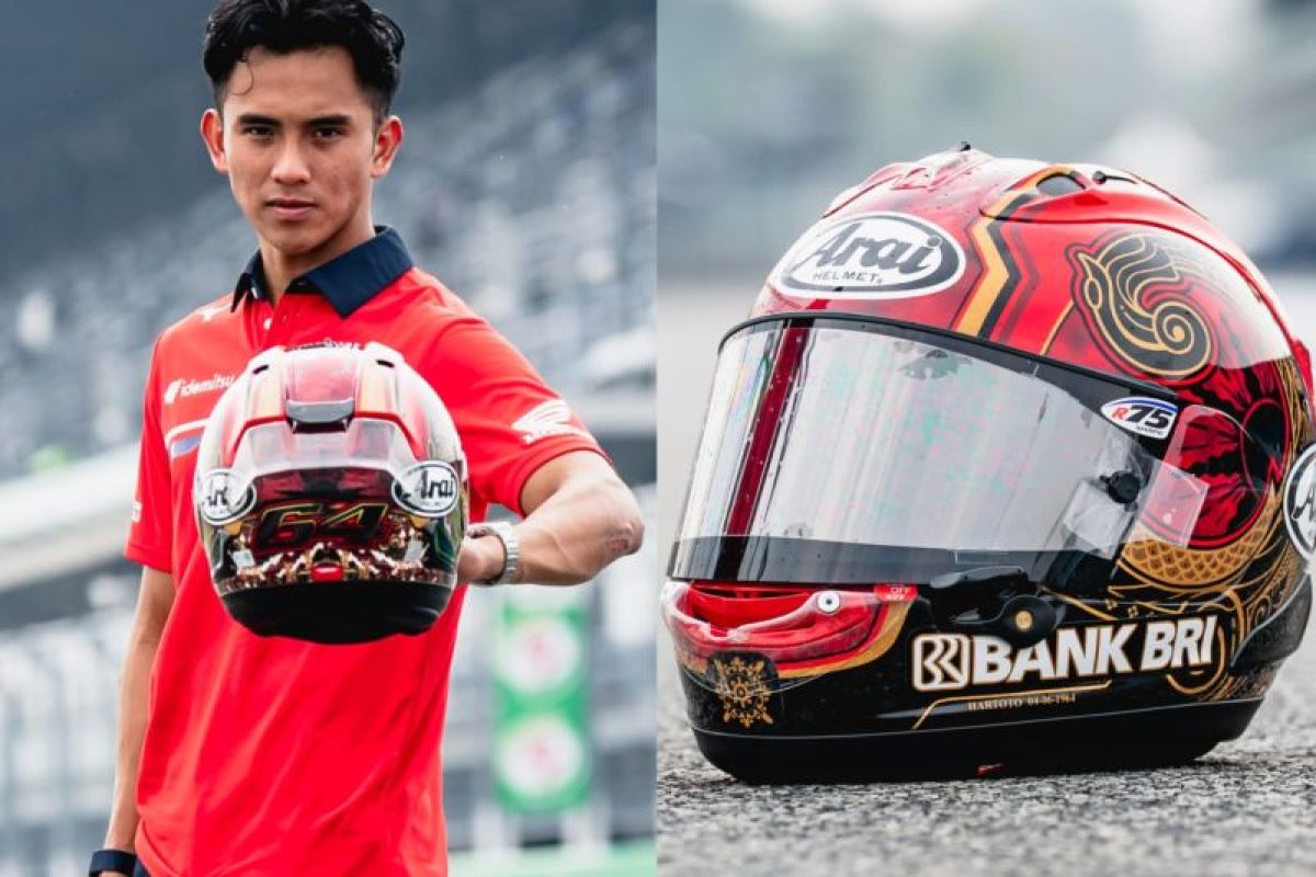 Mario Aji promosikan batik Magetan di ajang Moto2 2026