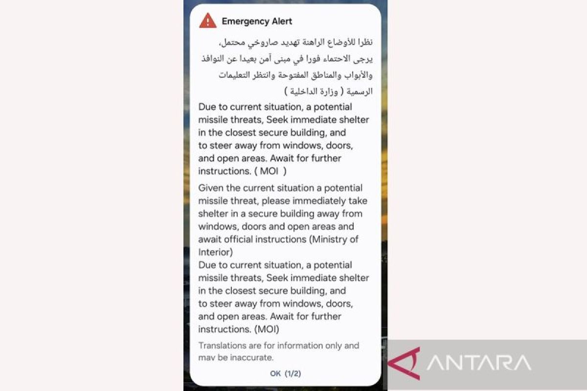 KBRI Abu Dhabi tetapkan siaga III respons situasi di Timur Tengah