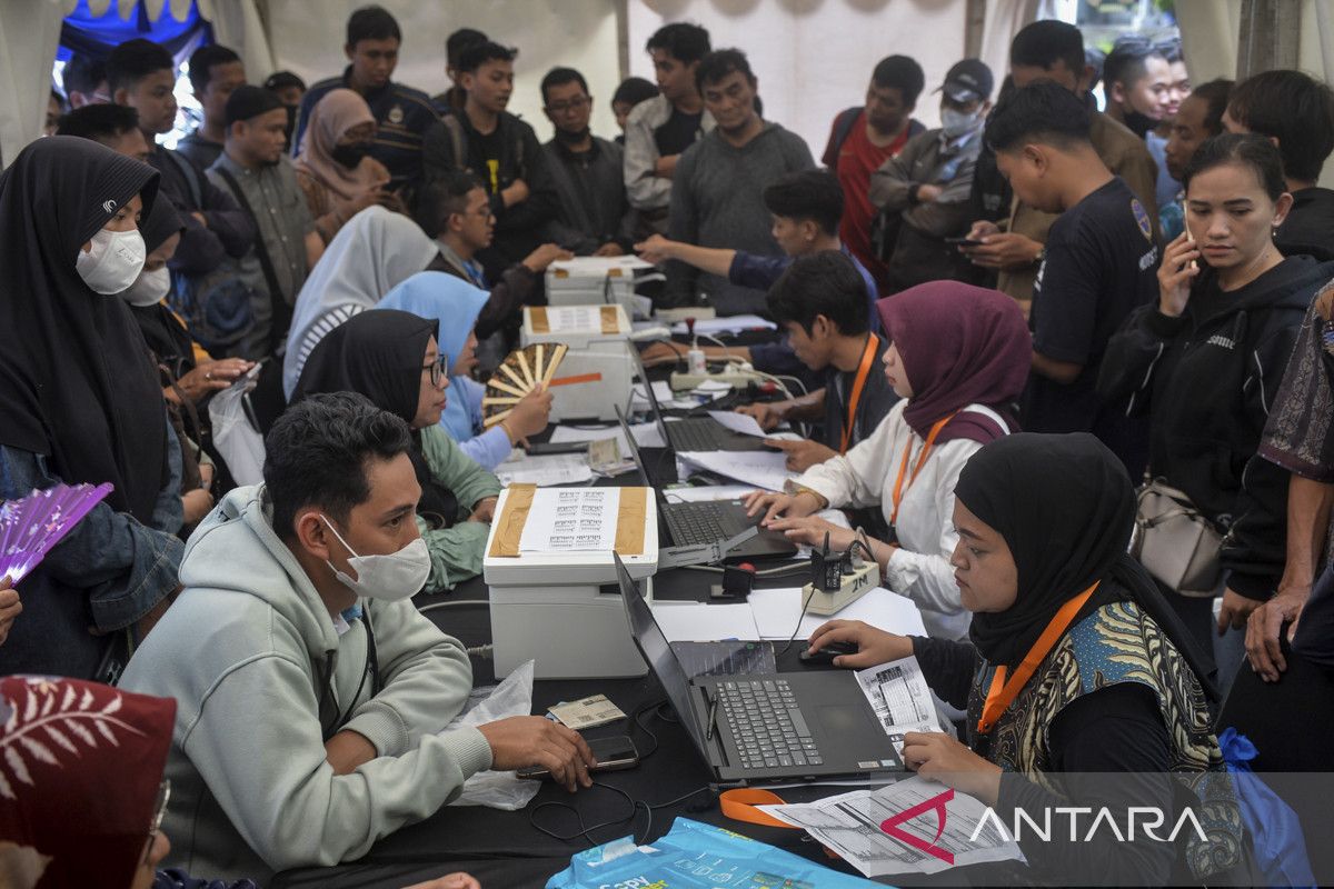 Pendaftaran mudik motor gratis di Stasiun Tangerang