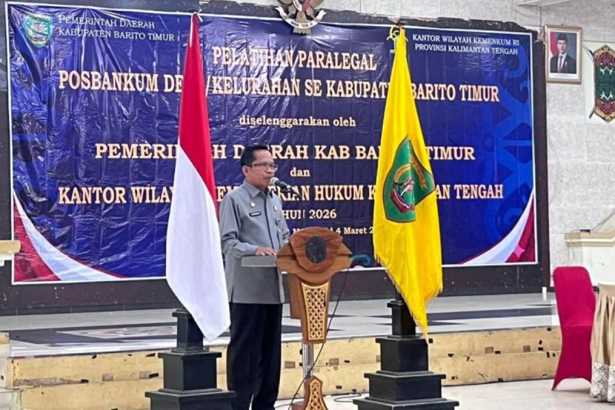 Kanwil Kemenkum tingkatkan profesionalitas 103 Posbankum di Bartim